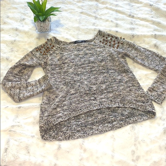 Shiny black & white sweater - Picture 5 of 10